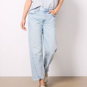 Pistola Kacey mid rise seamed cuffed boyfriend jeans Berkeley size 31